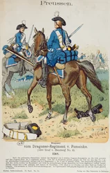 Dragoner i Regiment von Pomeiske i 1762, c.1890